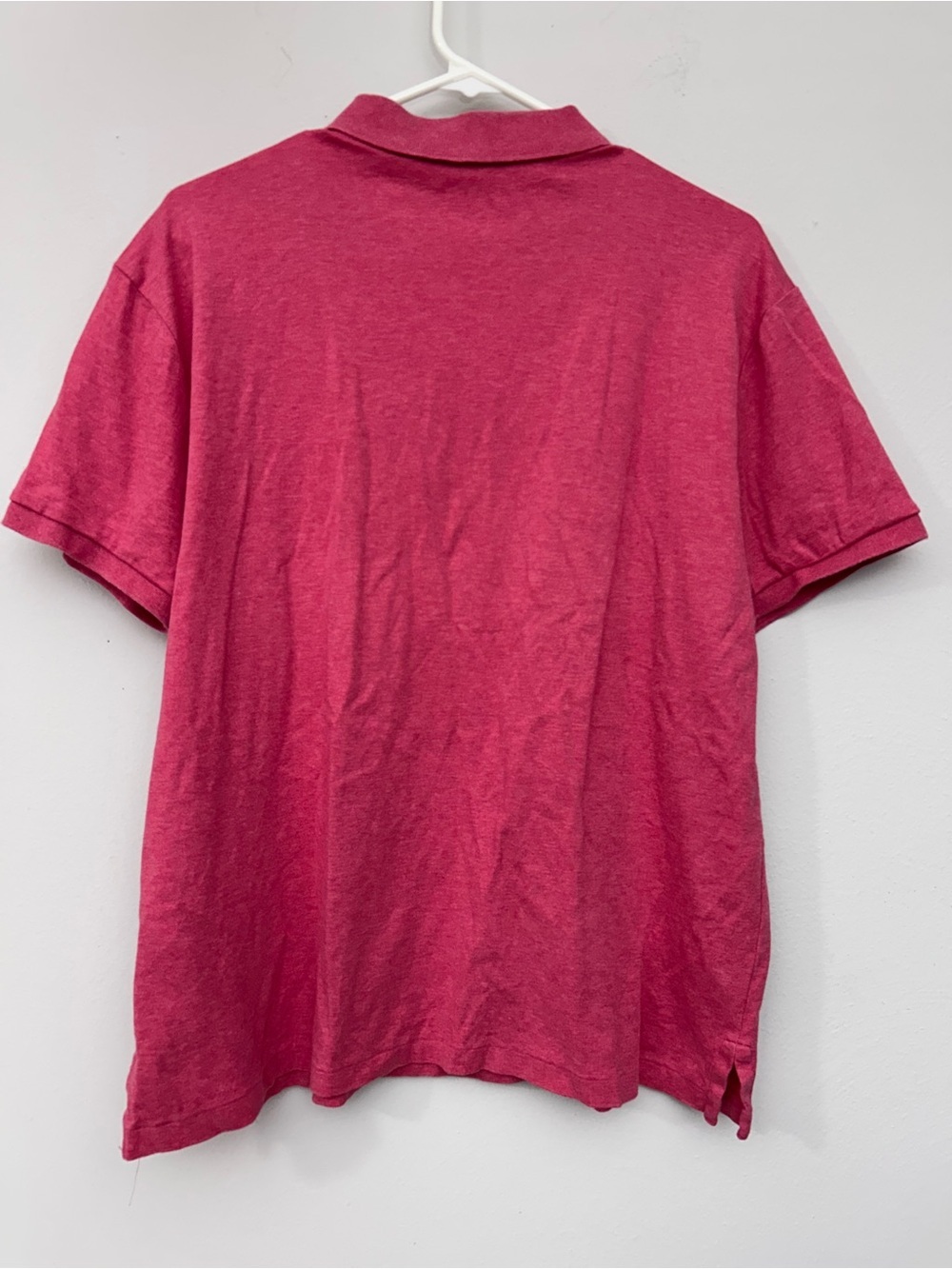 Polo Ralph Lauren Men's Heathered Red Custom Slim Fit Polo Shirt Size XL - Picture 4 of 6